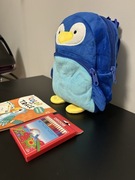 Plecaczek dla przedszkolaka 18|23cm. Do tego kolorowanka i 12 kredek.
