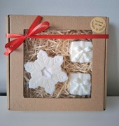 Świąteczny zestaw prezentowy świeczki sojowe 