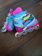 Rolki Laubr Sport YX-0153-GS różowe regulowane r 31-34