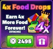 SpongeBob Tower Defense Gamepass 4x Food Drops