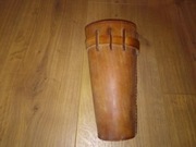 Skórzana kabura na osełki noże rzeźnicze kuchenne skóra naturalna PRL 