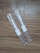Patyk, kij do przesuwania zasłon, firan, nowe, przezroczyste, 4 sztuki