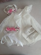 Ubranko do chrztu dla dziewczynki r62