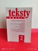 Teksty Drugie nr 2 (32) / 1995: Literatura i historia (literatury), IBL PAN