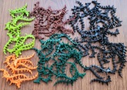 Lego 103 szt. PIĘĆ KOLORÓW wodorosty winorośl korzeń NOWE
