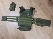 Kamizelka ASG z cordury + kabura i dodatki / paintball