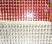 BŁYSZCZĄCE OCZKA 6mm NAKLEJKI komplet 960szt (K028)