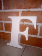 Drewniana litera F