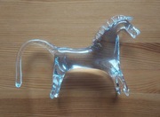 Figurka szklana koń Murano lata 60te