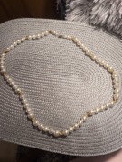 Korale vintage  jablonex perła 