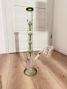 Bongo szklane lodowe fajka The Skyscraper Blue Ice Bong 4x8-Arm 56cm