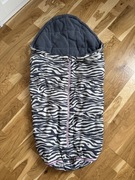 Śpiworek do wózka Ticket to heaven r. 94 zebra puchowy