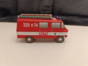 Model kartonowy zabawka legendy FSO żuk  skala 1:43 straż pożarna 