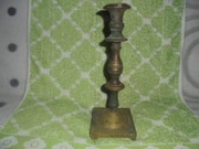 Świecznik stary mosiężny