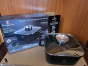 Brytfanna  ze szklaną pokrywą