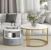 Stolik kawowy i szafka z szufladą