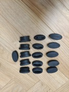 Zaślepki korki nóżki owalne wciskane