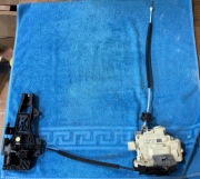 ZAMEK DRZWI Audi Q7 4L Vw Skoda Seat LEWY TYŁ  3C4839015A