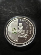 Moneta 10zł Moneta Srebrna - Konstanty Ildefons Gałczyński 2005 + Kapsel