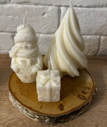 Zestaw świec z naturalnego wosku sojowego