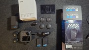 Zestaw GoPro MAX 360, ładowarka, baterie, Insta360 Bullet Time Cord