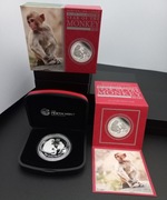 YEAR OF THE MONKEY1ozSILVER PROOF COIN/SET2016THE PERTH MINT-UNIKAT!