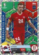 TOPPS MATCH ATTAX EURO 2024 GRADUATED GEM IVAN ILIC SERBIA SRB 10