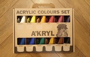 Farby akrylowe zestaw 12x100ml A'Kryl Renesans