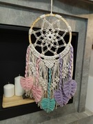 Łapacz snów ręcznie robiony, makrama 