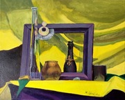 Ręcznie malowany obraz akrylowy na płótnie 40x50 cm