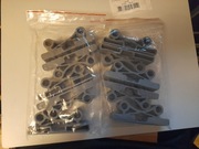 Para podwójnych gumowych uchwytów na listwy do listew 35mm x 8mm za 10szt