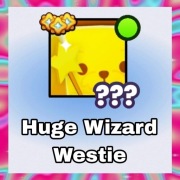 Pet simulator 99 roblox huge wizard westie gold