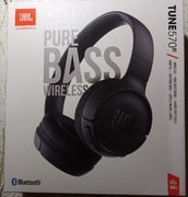 Słuchawki bezprzewodowe nauszne JBL TUNE 570BT czarne