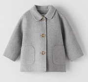 Zara płaszcz płaszczyk wełniany wełna Nowy rozmiar 2-3 lata 98 cm