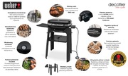 Grill elektryczny Weber Lumin czarny ze stojakiem (92010879)