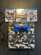 PS4 Pro 1TB | Cicha | Oryginalne Plomby | Zestaw 3 Gry + Pad