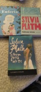 3 nowe książki twarda Sylvia Plath widoczne na zdjęciach stan nowe