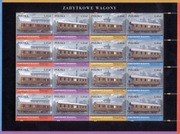 Arkusik 4158-4161 Zabytkowe wagony. 