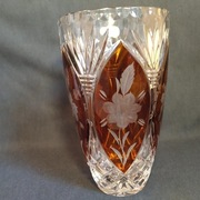 Wazon, wazon ze szkła kryształowego