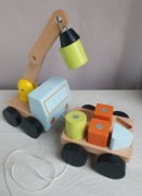 Dźwig z klockami UPPSTA Ikea drewniane