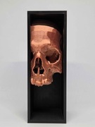 Book nook – czaszka brązowa (druk 3D, projekt Mad Power)