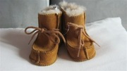 buciki dla niemowlaka mega cieplutkie naturalna skóra Lupilu wkł.10 cm nowe