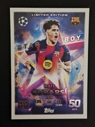 Match Attax 2025/2026 Pau Cubarsi nr.LE5  ( Barcelona ) LIMITED EDITION 