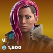 Fortnite Skin V z Cyberpunk 2077 Podarunek Prezent Ze Sklepu, V-dolce