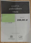 Karta podarunkowa Homla