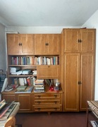 Duży segment z drewna dębowego  / lat 80