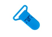1szt klips do smoczka niebieski, plastikowy F 3839