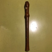 Flet szkolny drewniany brązowy prosty Venus