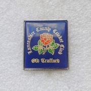 Odznaka "Lancashire County Cricket Club" i "Old Trafford" Anglia