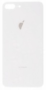 Szkło tylne iPhone 8+ PLUS - białe,klapka tylna, plecki, szkło tył BIG HOLE